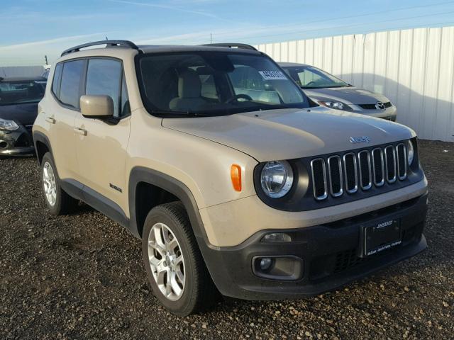 ZACCJBBT4FPB45705 - 2015 JEEP RENEGADE L BEIGE photo 1