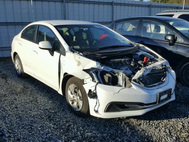 19XFB2F59DE259795 - 2013 HONDA CIVIC LX WHITE photo 1