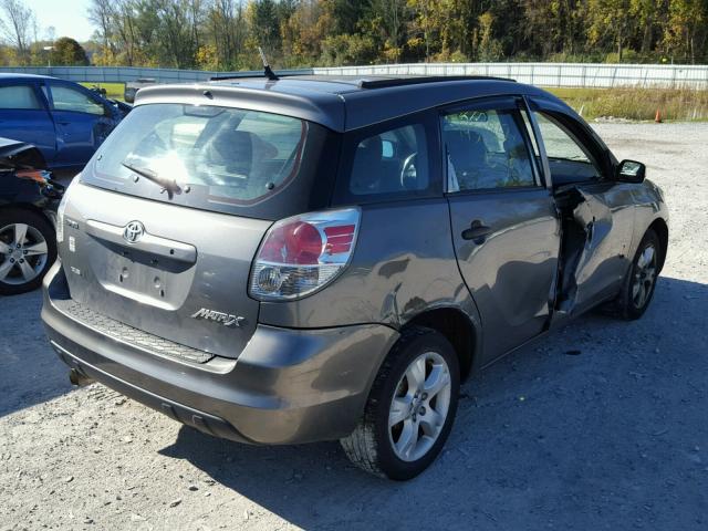 2T1KR32EX7C630763 - 2007 TOYOTA COROLLA MA GRAY photo 4