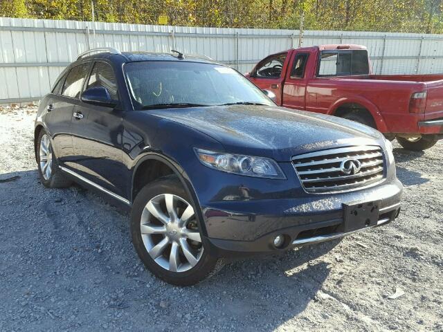 JNRAS08W47X203174 - 2007 INFINITI FX35 BLUE photo 1