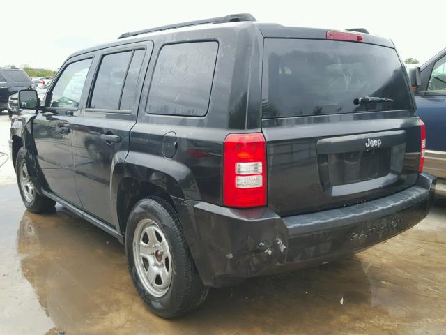 1J4FT28A49D191044 - 2009 JEEP PATRIOT SP BLACK photo 3