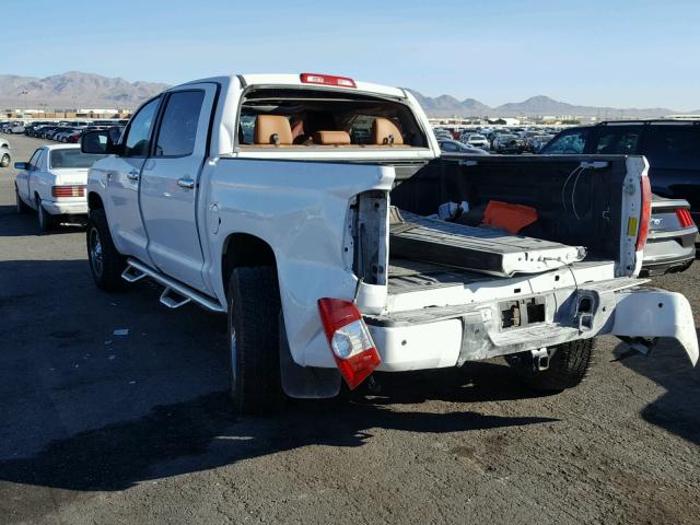 5TFAY5F18EX351599 - 2014 TOYOTA TUNDRA WHITE photo 3