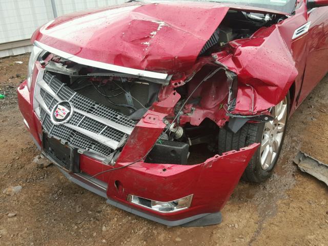 1G6DS57V580207525 - 2008 CADILLAC CTS RED photo 9