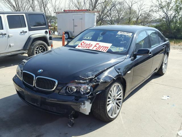 WBAHN83548DT82206 - 2008 BMW 750 BLACK photo 2