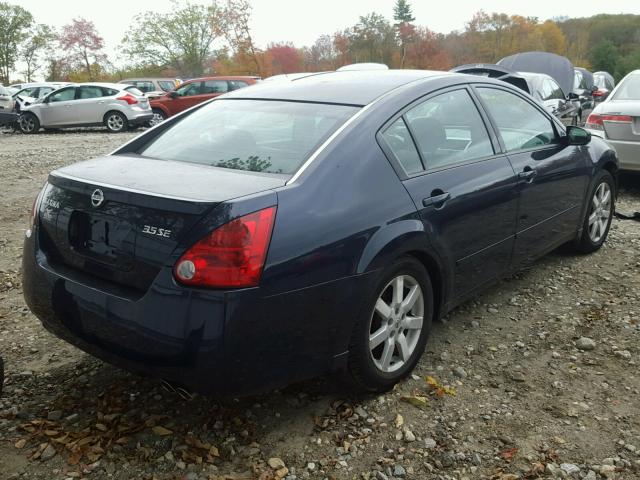 1N4BA41E05C850049 - 2005 NISSAN MAXIMA SE BLUE photo 4