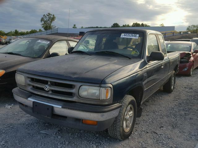 4F4CR16AXVTM06342 - 1997 MAZDA B2300 CAB GREEN photo 2