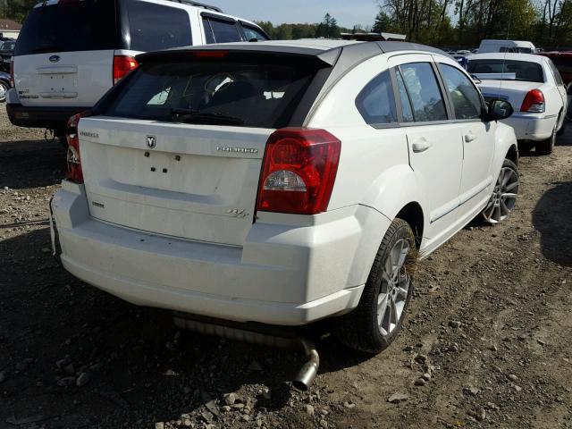 1B3CB7HB5AD560825 - 2010 DODGE CALIBER R/ WHITE photo 4