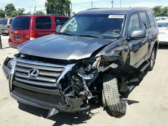 JTJBM7FX3J5203380 - 2018 LEXUS GX BASE GRAY photo 2