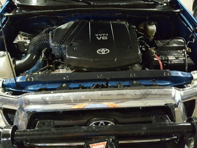 5TELU42N88Z580143 - 2008 TOYOTA TACOMA DOU BLUE photo 7