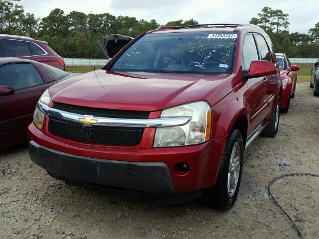 2CNDL73F866004343 - 2006 CHEVROLET EQUINOX LT BURGUNDY photo 2