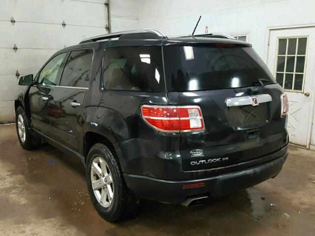 5GZER23708J264159 - 2008 SATURN OUTLOOK XR შავი ფოტო 3