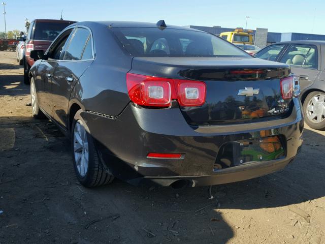 1G11H5SAXDF186609 - 2013 CHEVROLET MALIBU LTZ BLACK photo 3