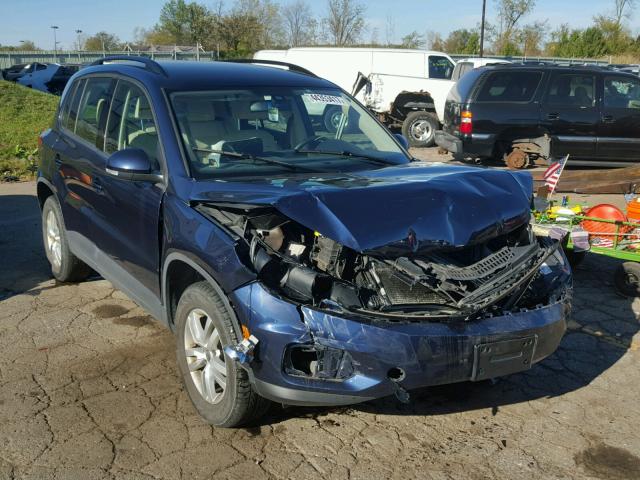 WVGBV7AX5GW004045 - 2016 VOLKSWAGEN TIGUAN S BLUE photo 1