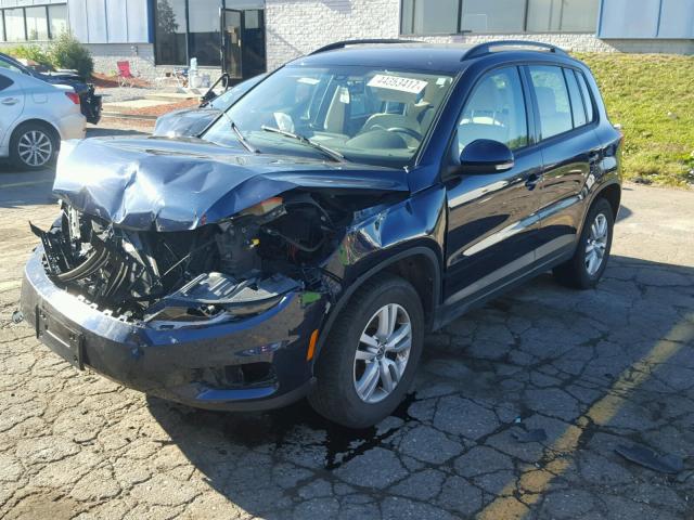 WVGBV7AX5GW004045 - 2016 VOLKSWAGEN TIGUAN S BLUE photo 2