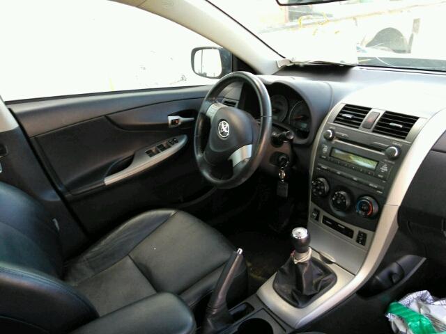 2T1BE4EE3AC033071 - 2010 TOYOTA COROLLA XR BLACK photo 5