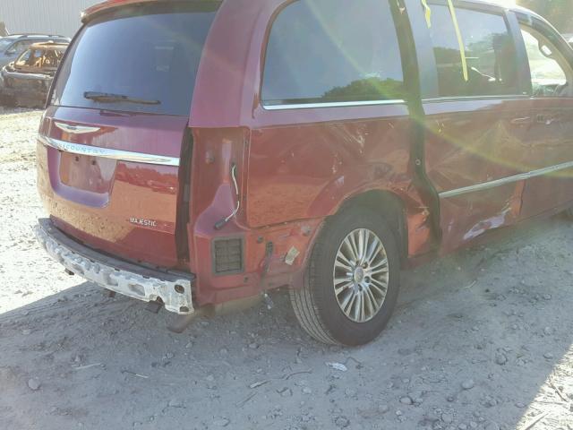 2C4RC1CG8DR585273 - 2013 CHRYSLER TOWN & COU Qırmızı foto 9