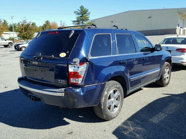 1J8HR58236C181817 - 2006 JEEP GRAND CHER BLUE photo 4