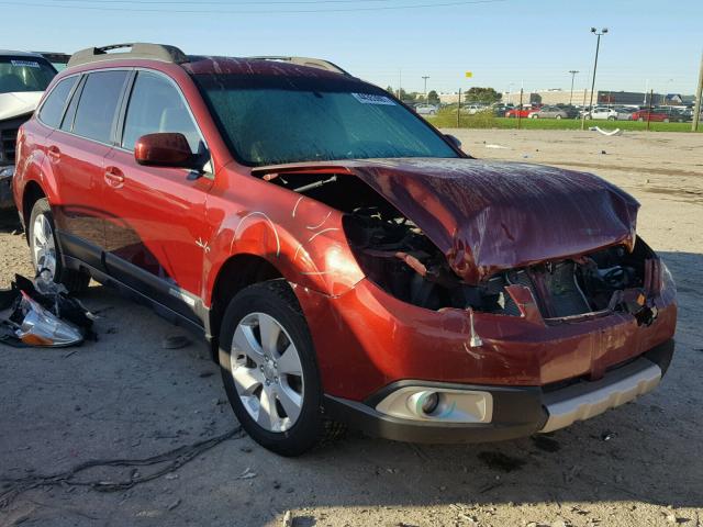 4S4BRCJC0B3394458 - 2011 SUBARU OUTBACK MAROON photo 1