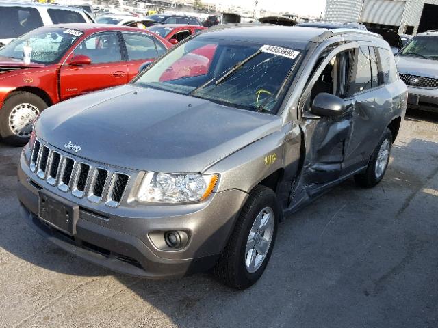 1C4NJCBA5DD187843 - 2013 JEEP COMPASS SP GRAY photo 2