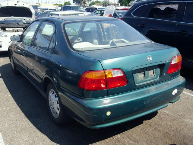 2HGEJ6615XH527173 - 1999 HONDA CIVIC BASE GREEN photo 3