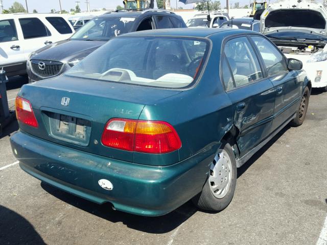 2HGEJ6615XH527173 - 1999 HONDA CIVIC BASE GREEN photo 4