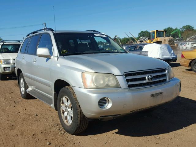 JTEHF21A630137805 - 2003 TOYOTA HIGHLANDER SILVER photo 9