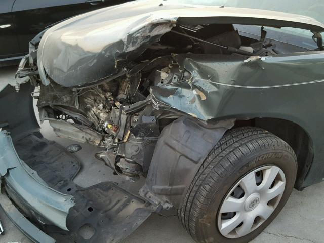 JTDBE32K120062665 - 2002 TOYOTA CAMRY LE მწვანე ფოტო 9