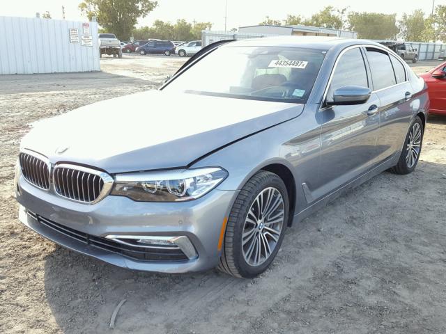 WBAJA5C36HG897734 - 2017 BMW 530 I GRAY photo 2