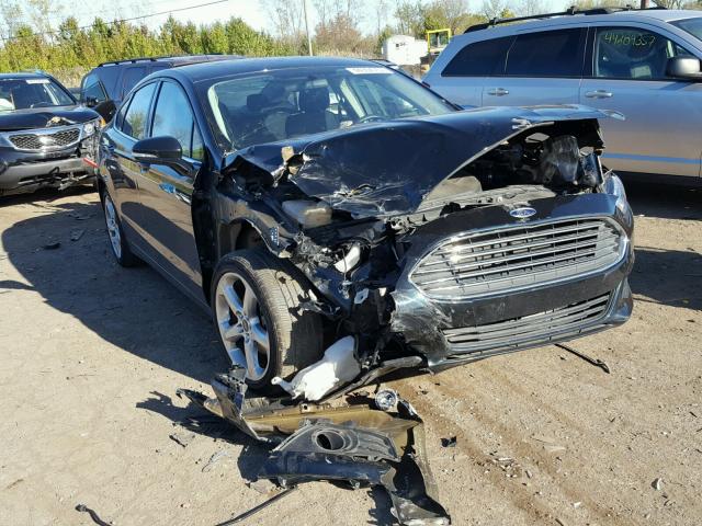 3FA6P0H93ER297805 - 2014 FORD FUSION SE BLUE photo 1