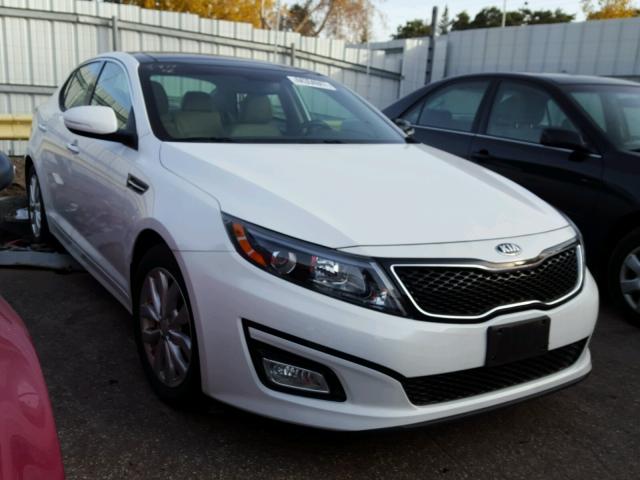 5XXGN4A73FG428722 - 2015 KIA OPTIMA EX WHITE photo 1