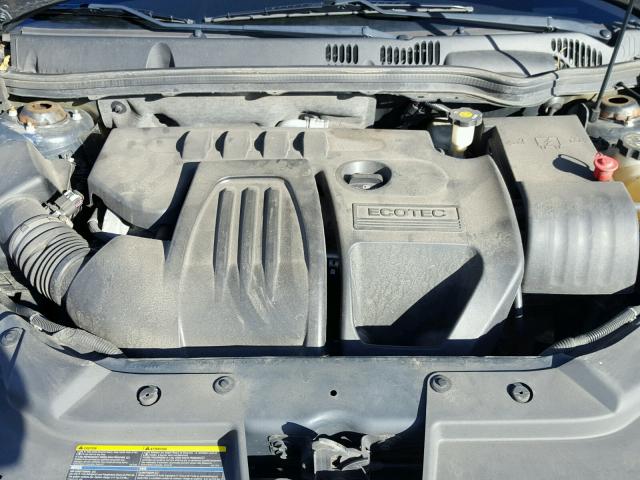 1G1AK58F087236616 - 2008 CHEVROLET COBALT GRAY photo 7