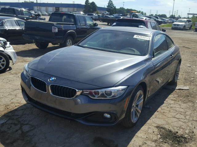 WBA3N5C56EK196439 - 2014 BMW 428 XI SILVER photo 2