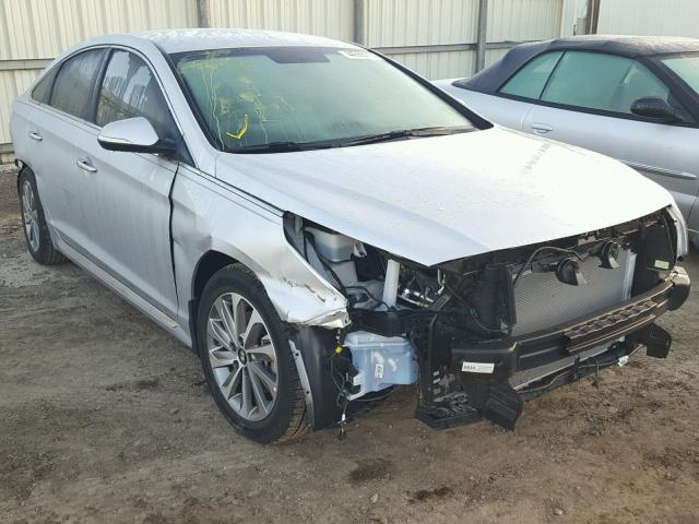 5NPE34AF8GH300177 - 2016 HYUNDAI SONATA SILVER photo 1