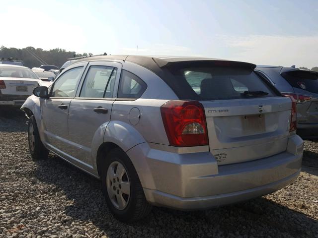 1B3HB28B57D238199 - 2007 DODGE CALIBER SILVER photo 3