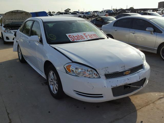 2G1WA5E31E1171125 - 2014 CHEVROLET IMPALA LIM WHITE photo 1