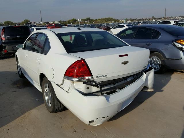 2G1WA5E31E1171125 - 2014 CHEVROLET IMPALA LIM WHITE photo 3