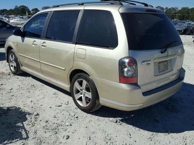 JM3LW28J340518685 - 2004 MAZDA MPV GOLD photo 3