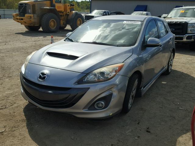 JM1BL1H35A1171018 - 2010 MAZDA SPEED 3 SILVER photo 2