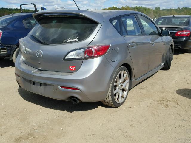 JM1BL1H35A1171018 - 2010 MAZDA SPEED 3 SILVER photo 4