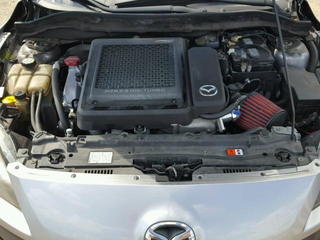 JM1BL1H35A1171018 - 2010 MAZDA SPEED 3 SILVER photo 7