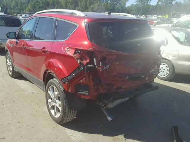 1FMCU0JX9FUA03568 - 2015 FORD ESCAPE RED photo 3