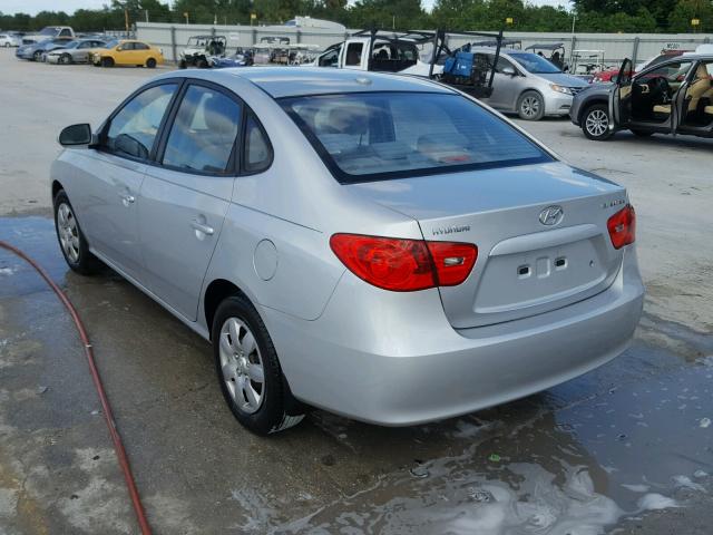 KMHDU46D59U588194 - 2009 HYUNDAI ELANTRA GL SILVER photo 3