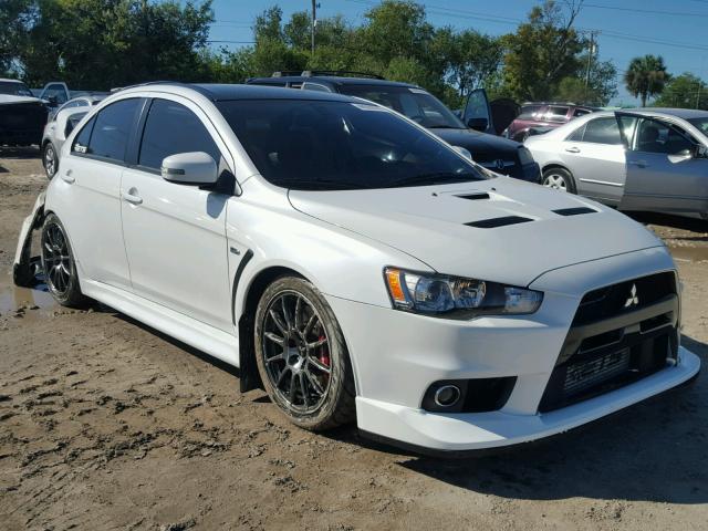 JA32W7FV5FU027486 - 2015 MITSUBISHI LANCER EVO WHITE photo 1