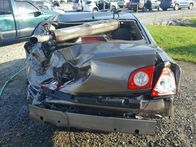 1G1ZB5E16BF223443 - 2011 CHEVROLET MALIBU LS Qəhvəyi foto 9
