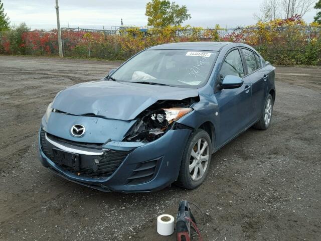 JM1BL1SFXA1112937 - 2010 MAZDA 3 I BLUE photo 2