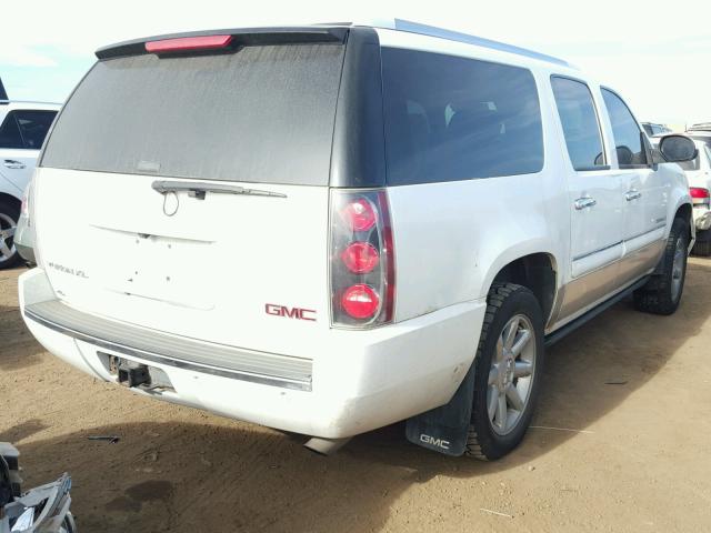 1GKFK66867J296543 - 2007 GMC YUKON XL D WHITE photo 4