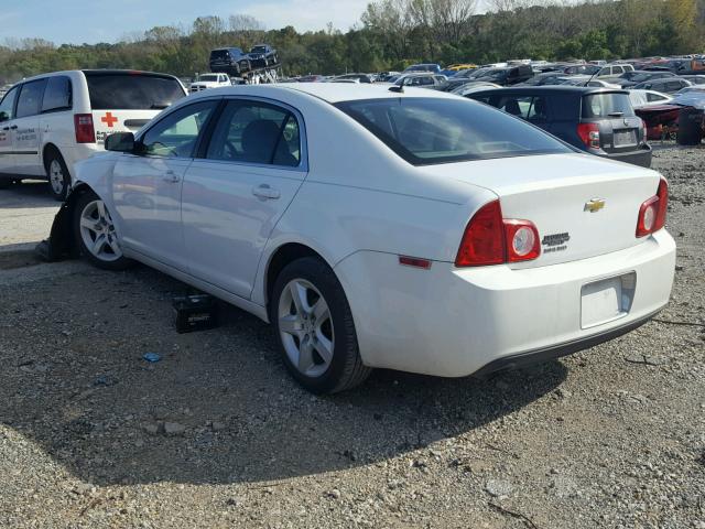 1G1ZB5EB9AF138958 - 2010 CHEVROLET MALIBU LS თეთრი ფოტო 3