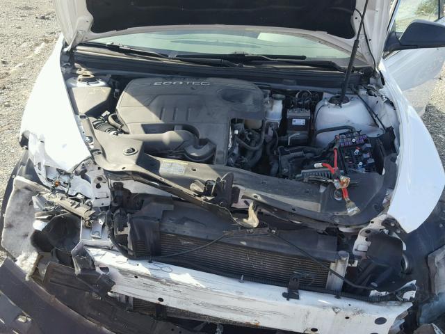 1G1ZB5EB9AF138958 - 2010 CHEVROLET MALIBU LS WHITE photo 7