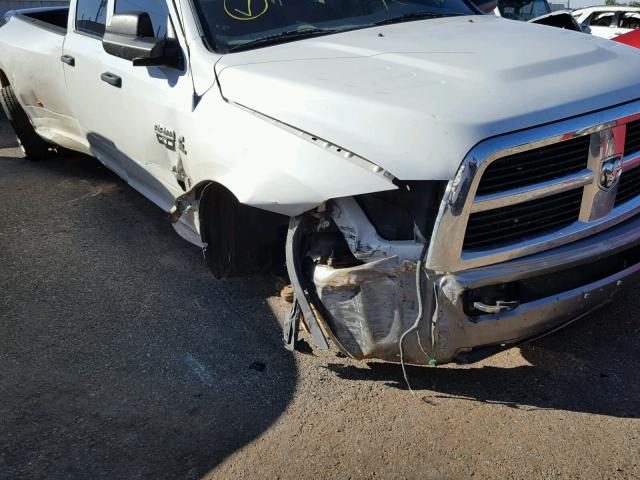 3D73M4CLXAG136542 - 2010 DODGE RAM 3500 WHITE photo 9