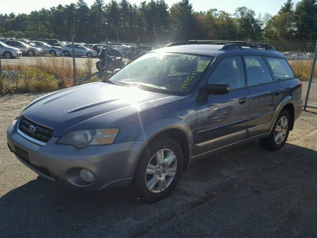 4S4BP61C957368154 - 2005 SUBARU LEGACY OUT BLUE photo 2